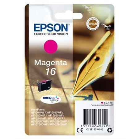 Tinteiro original Epson T1623 Magenta - C13T16234012
