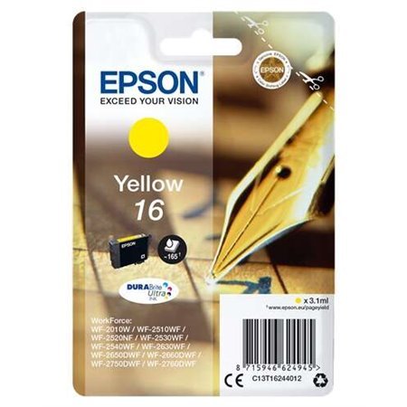 Tinteiro original Epson T1624 amarelo - C13T16244012