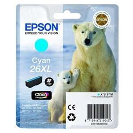 Tinteiro original Epson T2632 (26XL) ciano - C13T26324012