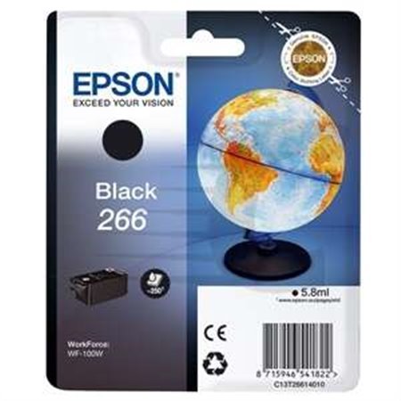 Tinteiro original Epson T266 Preto - C13T26614010