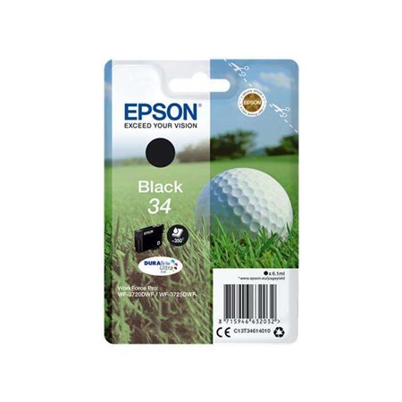 Tinteiro original preto Epson T3461 (34) - C13T34614010