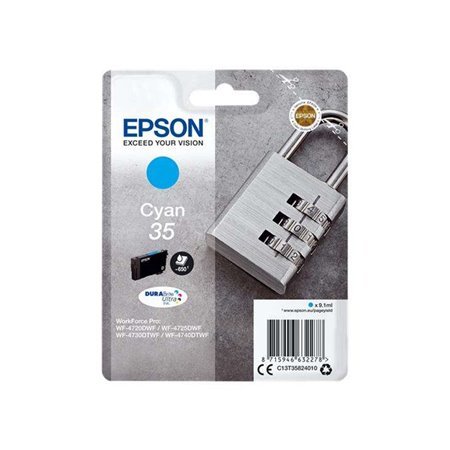 Tinteiro original Epson T3582 (35) Ciano - C13T35824010