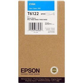 Tinteiro original Epson T6122 Ciano - C13T612200