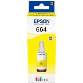 Garrafa original Epson T6644 amarelo - C13T664440