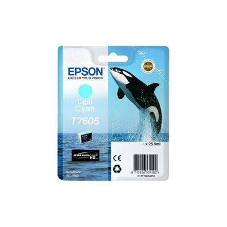 Tinteiro original Epson T7605 ciano claro - C13T76054010