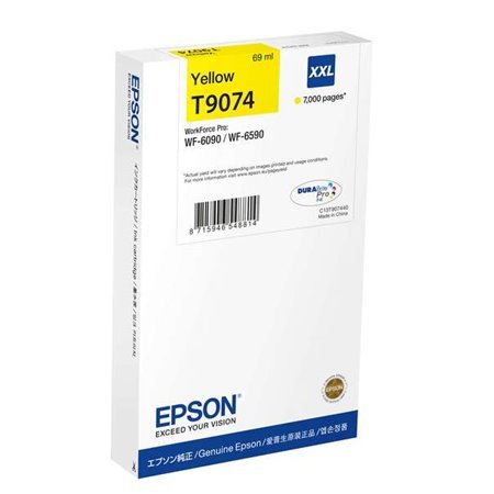 Tinteiro original Epson T9074 Amarelo - C13T907440