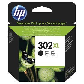 Tinteiro original preto HP 302XL - F6U68AE