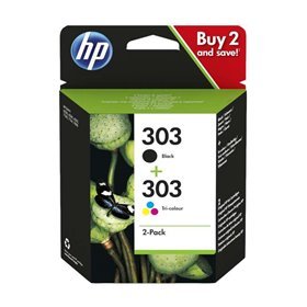 Tinteiros originais HP 303 preto + colorido, Pack de 2 - 3YM92AE