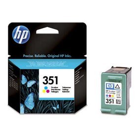 Tinteiro original HP 351 colorido - CB337EE