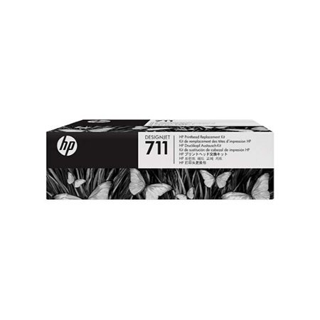 Cabeça de impressão original HP 711 + Tinteiros de Pack de 4 - C1Q10A