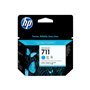 Tinteiros originais HP 711 Cyan, Pack de 3 unidades - CZ134A