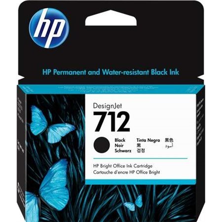 Tinteiro original preto HP 712XL - 3ED71A