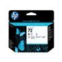Cabeçote de impressão original HP 72 - Preto fotográfico e cinza - C9380A