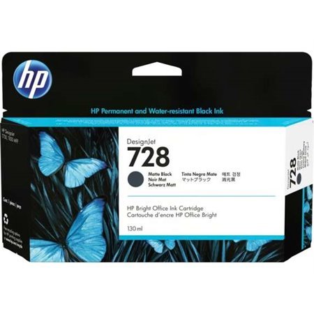 Tinteiro original preto fosco HP 728 - 3WX25A