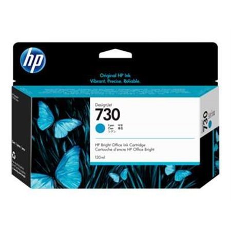 Tinteiro original HP 730 ciano - P2V62A