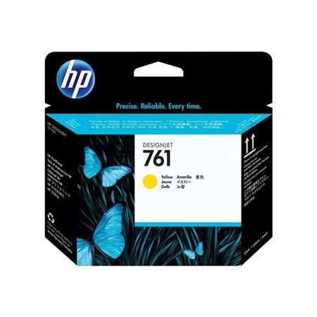 Cabeçote de impressão original HP 761 - Amarelo - CH645A