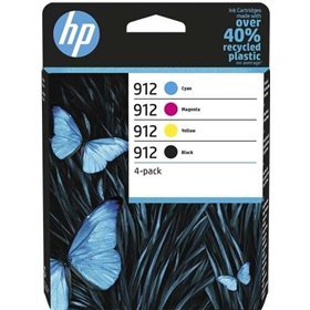 Tinteiros originais HP 912, Pack de 4 unidades - 6ZC74AE