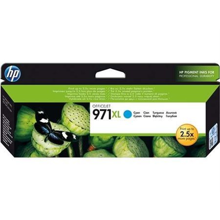 Tinteiro original HP 971XL ciano - CN626AE