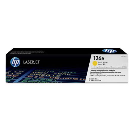 Toner original amarelo HP CE312A - 126A