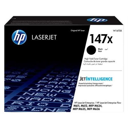 Toner original preto HP W1470X - 147X