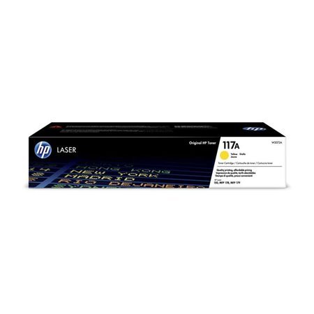 Toner original amarelo HP W2072A - 117A