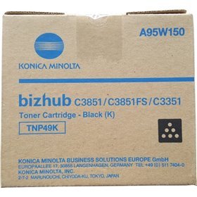 Toner original preto Konica Minolta TNP49 - TNP49K/A95W150