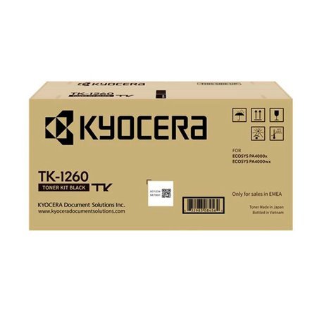 Toner original preto Kyocera TK1260 - 1T0C150NL0