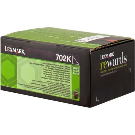 Toner original preto Lexmark CS310/CS410/CS510 - 70C20K0/70C20KE/702K