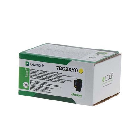 Lexmark CS421/CS521/CS622/CX421/CX522/CX622/CX625 Toner amarelo original - 78C2XY0/78C2XYE