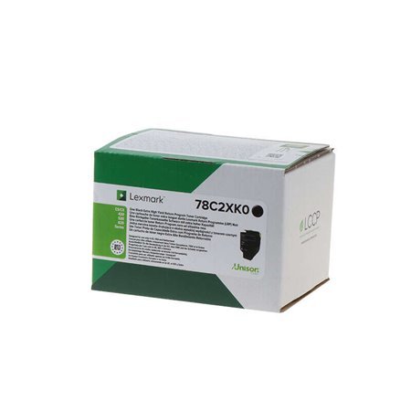 Lexmark CS421/CS521/CS622/CX421/CX522/CX622/CX625 Toner preto original - 78C2XK0/78C2XKE