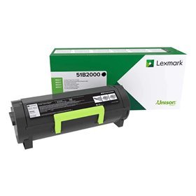 Lexmark MS317/MS417/MS517/MS617/MX317/MX417/MX517/MX617 Toner preto original - 51B2000