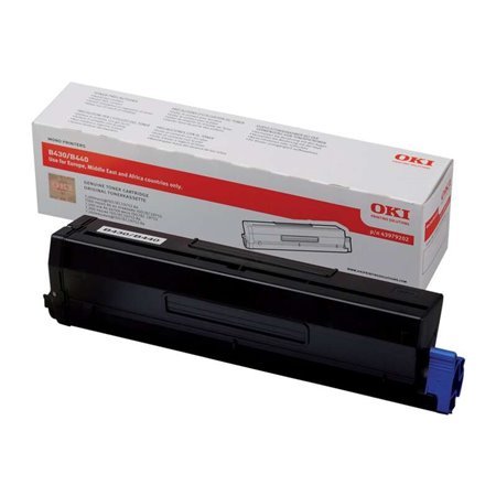 Toner original preto OKI B430/B440/MB460/MB470/MB480 - 43979202