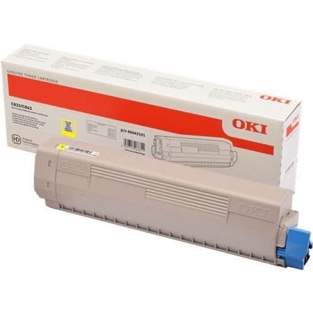 Toner original amarelo OKI C833/C843 - 46443101