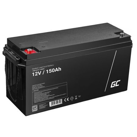 Bateria Chumbo Gel AGM 12V 150A GREEN CELL