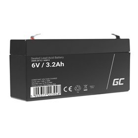 Bateria Chumbo Gel AGM 6V 3.3A GREEN CELL