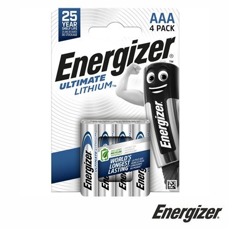 Pilha Alcalina AAA 1.5V 4x Ultimate Lithium ENERGIZER