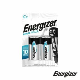 Pilha Alcalina LR20/D 1.5V 2x Blister MAX PLUS ENERGIZER