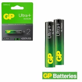 Pilha Ultra Alcalina Plus LR03/AAA 1.5V 2x Blister GP