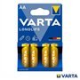 Pilha Alcalina LR6/AA 1.5V 4x Longlife VARTA