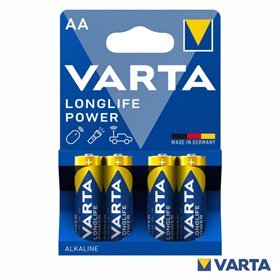 Pilha Alcalina AA 1.5V 4x Longlife Power VARTA