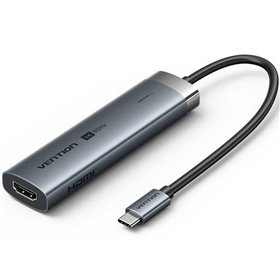 Docking USB-C Vention TGMHB/ 3xUSB/ 1xHDMI/ 1xUSB-C PD