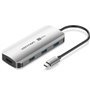 Docking USB-C Vention TQDHB/ 1xHDMI 4K/ 3xUSB/ 1xUSB-C PD/ Cinza
