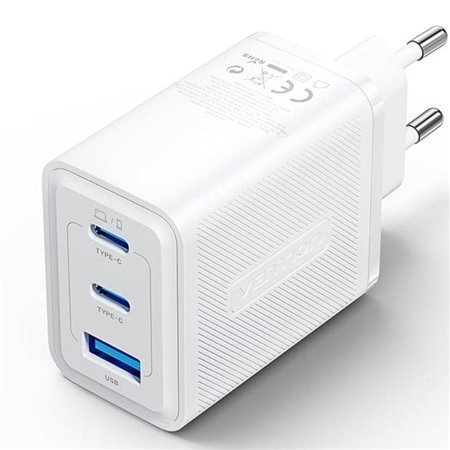 Carregador de Parede GaN Vention FERW0-EU/ 2xUSB-C/ 1xUSB/ 65W