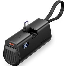 Powerbank 4800mAh Vention FHQB0/ 22.5W/ Preta