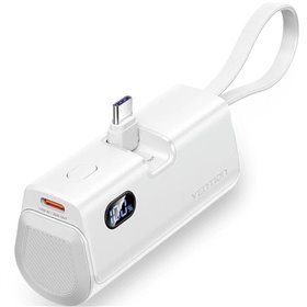 Powerbank 4800mAh Vention FHQW0/ 22.5W/ Branca
