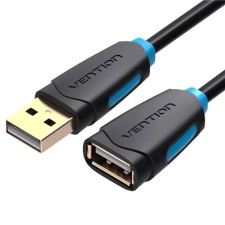 Extensão USB 2.0 Vention CBCBG/ USB Macho - USB Fêmea/ 1.5m/ Preto