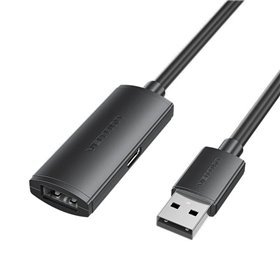 Extensão USB 2.0 Vention CBKBL/ USB Macho - USB Fêmea/ 480Mbps/ 10m/ Preto