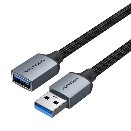 Extensão USB 3.0 Vention CBLHF/ USB Macho - USB Fêmea/ 5Gbps/ 1m/ Cinza