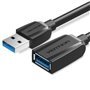 Extensão USB 3.0 Vention VAS-A45-B100/ USB Macho - USB Fêmea/ 5Gbps/ 1m/ Preto