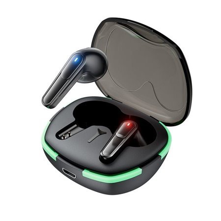 Auriculares Bluetooth Vention AIR A02 F11B0 com caixa de carregamento/ Autonomia 7h/ Pretos